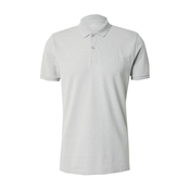 Polo majica Hollister Co. za muškarce, boja: siva, bez uzorka