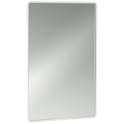 Kopalniško ogledalo RIM 70 cm, belo, aluminij, Zone Denmark