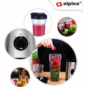 Alpina Smoothie mešalnik iz nerjavečega jekla + dve steklenici 320WED-247354