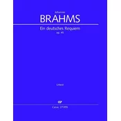 BRAHMS:EIN DEUTSCHES REQUIEM OP.45 FULL SCORE