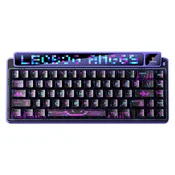 AULA Gasket AMG65 tipkovnica, vijolična, RGB LED osvetlitev