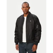 Calvin Klein Jeans Bomber jakna LV04RG505G Črna Regular Fit