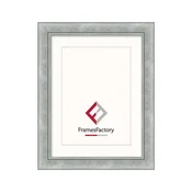 Dekoracyjna ramka barokowa Bel srebrna 59,4 x 84,1 cm A1
