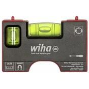 WIHA mini libela (džepna libela) za nasade, magnetska, 80 mm, džepna, 46957