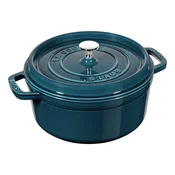 Okrogel lonec za kuhanje, morsko modra O 24 cm Staub