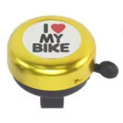 Zvonce i love my bike,zlatno žuta boja ( B80011/IV-4 )