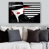 Wallity Dekorativna slika na kaljenom staklu, 50x70cm, Šarena