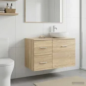 vidaXL vidaXL Kopalniška omarica vmes Sonoma hrast 30 x 35 x 50 cm, (5000245665)