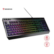 Genesis Rhod 530 gaming tipkovnica, membranska, RGB, USB, črna