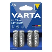 Ultra Lithium Professional AA Baterije | 4 kom | VARTA