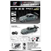 R/C Drift Car 1:20 with Lights Function Green