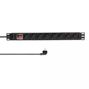 Logilink PDU 8 x šuko CEE 7/3, 2.0m, sa prekidacem ( 6369 )