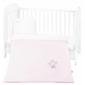 Set za spavanje za bebe od 3 dijela KikkaBoo Dream Big - S vezom, roza