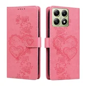 Infostyle Preklopni ovitek Srce za Xiaomi 14T – roza rdeča