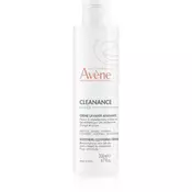 Avene Cleanance Hydra pomirjajoča čistilna krema za izsušeno in razdraženo kožo zaradi zdravljenja aken 200 ml