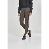 Womens Jacquard Camo Striped Leggings Darkolive/BlackCamo