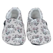 Snugi copat CK2611 Bunnies and Flowers barefoot D beige 23-24