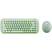 Wireless keyboard + mouse set MOFII Candy 2.4G (Green)