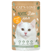 Cats Love Bio 6 x 100 g - Bio-piščanec