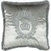 Harald GlA¶A¶ckler luxury decorative pillow PompA¶A¶s by Casa Padrino silver/silver - GlA¶A¶ckler pillows - Designer decorative pillows - Harald GlA¶A¶ckler designer decorative accessories