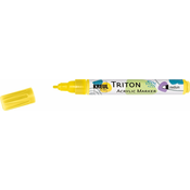 Kreul Triton Tekstilni flomaster 1 - 3 mm Genuine Yellow Light 1 kos