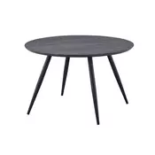 TRPEZARIJSKI STO crna, boja oraha metal, plocasti materijal