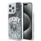 DKNY Etui DKNY Liquid Glitter Big Logo za iPhone 14 Pro Max - črno