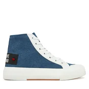 Superge Love Moschino ženske, mornarsko modra barva, JA15022G1MJO5700