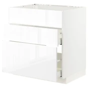 METOD / MAXIMERA Pod.el.za gr.plocu/ug.asp.s fiokom, bela/Ringhult bela, 80x60 cm