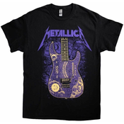 Metallica Majica Ouija Purple Unisex Black 2XL