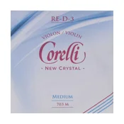 Struna D Corelli New Crystal violina medium 630.110