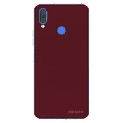 Silikonski prozorni ovitek za Huawei Nova 3 - Burgundy red
