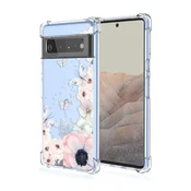 Infostyle Ovitek White Butterfly za Google Pixel 6 Pro – prozoren
