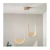 Ondaluce - LED prigušiva luster na sajli LOTUS LED/55W/230V zlatni