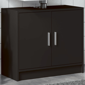 Ormaric za umivaonik crni 63 x 29 x 55 cm konstruirano drvo