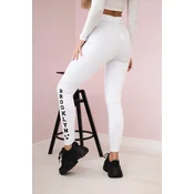 Brooklyn white leggings