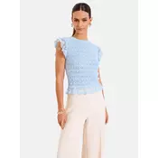 Lipsy Top z naramnicami  svetlo modra