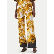 Versace Jeans Couture Hlače iz tkanine 80HAA1P2 NS833 Temno rumena Regular Fit