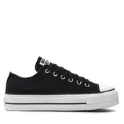 Converse  CHUCK TAYLOR ALL STAR LIFT CLEAN OX CORE CANVAS  Črna