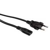VALUE VALUE napajalni kabel Euro ploščati vtič do C7\, 2-polni\, črn\, 5 m Value 19.99.2094 tok napajalni kabel  črna, (20414939)