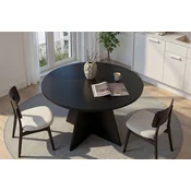 HANAH HOME Trpezarijski sto Virella Wood Black