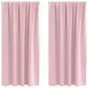 Zavjese za blackout s prstenovima 2 pcs Bebina roza