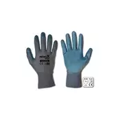 Bradas Zaščitne rokavice, nitrilne, 10 NITROX GREY BR-RWNGY10