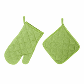 Set od limeta zelene krpice i rukavice Unimasa