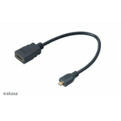 Akasa - Adapter HDMI na mikro HDMI - 25 cm