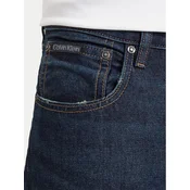 Calvin Klein Jeans hlače 90s LV04RH739G Mornarsko modra Taper Fit