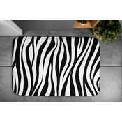 tulup.si Kopalniške preproge Zebra črte 75x45 cm Bela