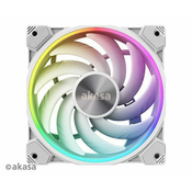 Akasa ventilator - 12 cm - SOHO AR argb bela