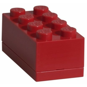 LEGO mini box 8 - rdeč 46x92x43 mm