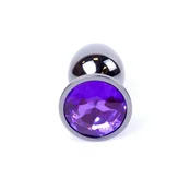 Gardj Europe Plug-Jewellery temno srebro PLUG – vijolična